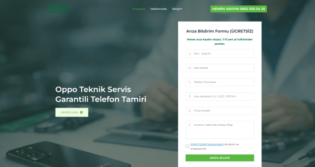 Oppo Teknik Servis - Ozgur Armutlu Web Design